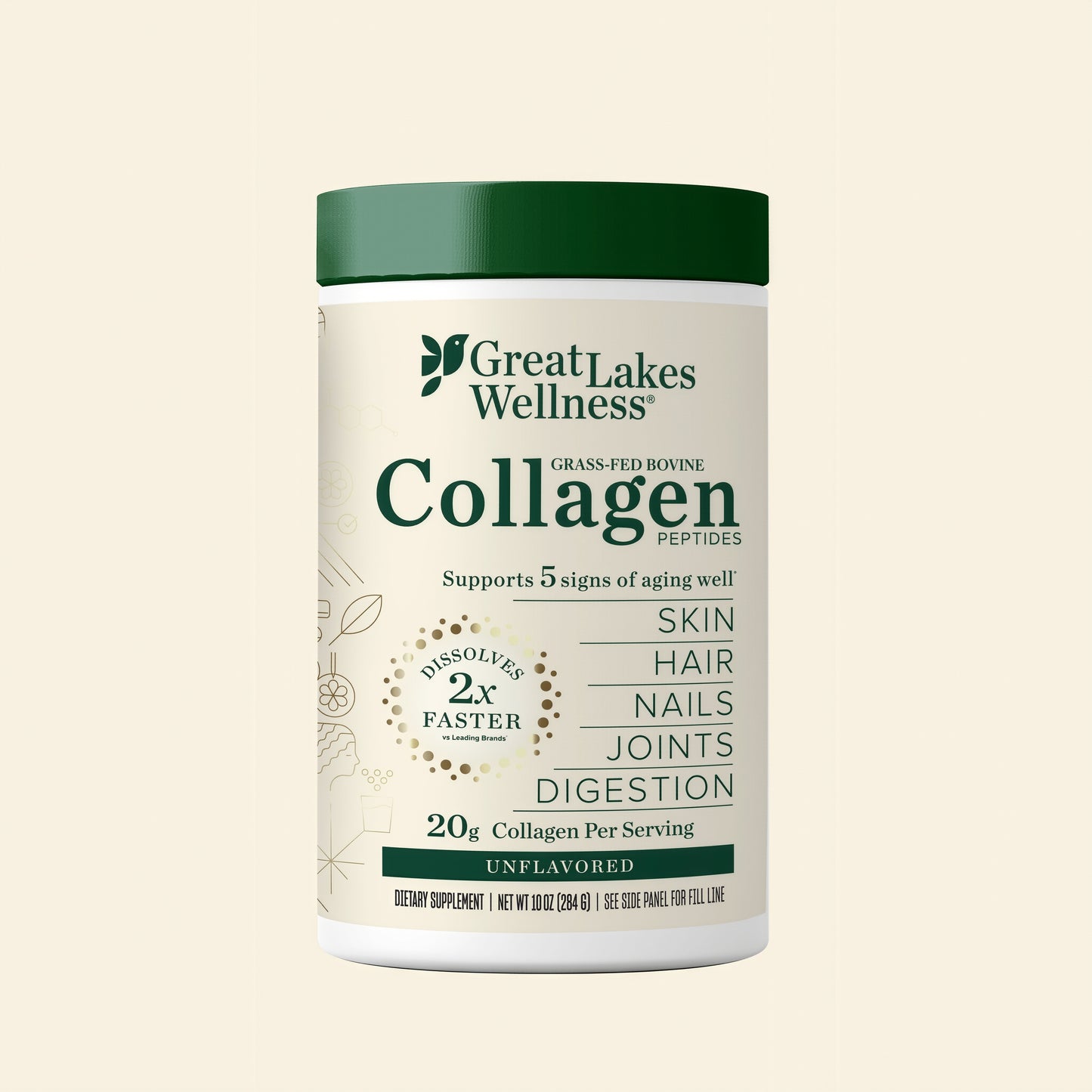 Great Lakes Wellness Collagen Peptides Powder