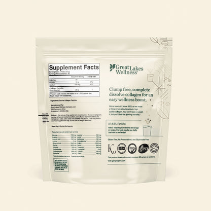 Great Lakes Wellness Collagen Peptides Powder